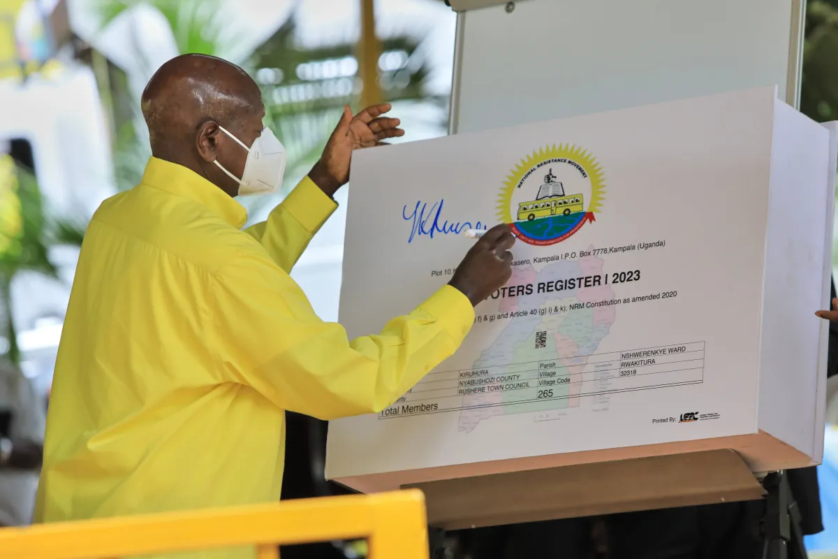 Museveni launches NRM membership register update