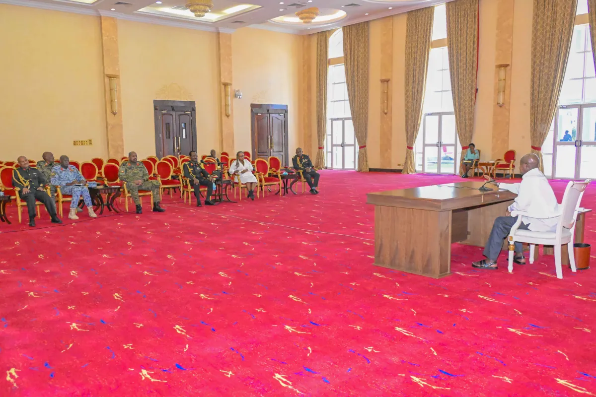 Ethiopian military delegation pays courtesy call on President Museveni