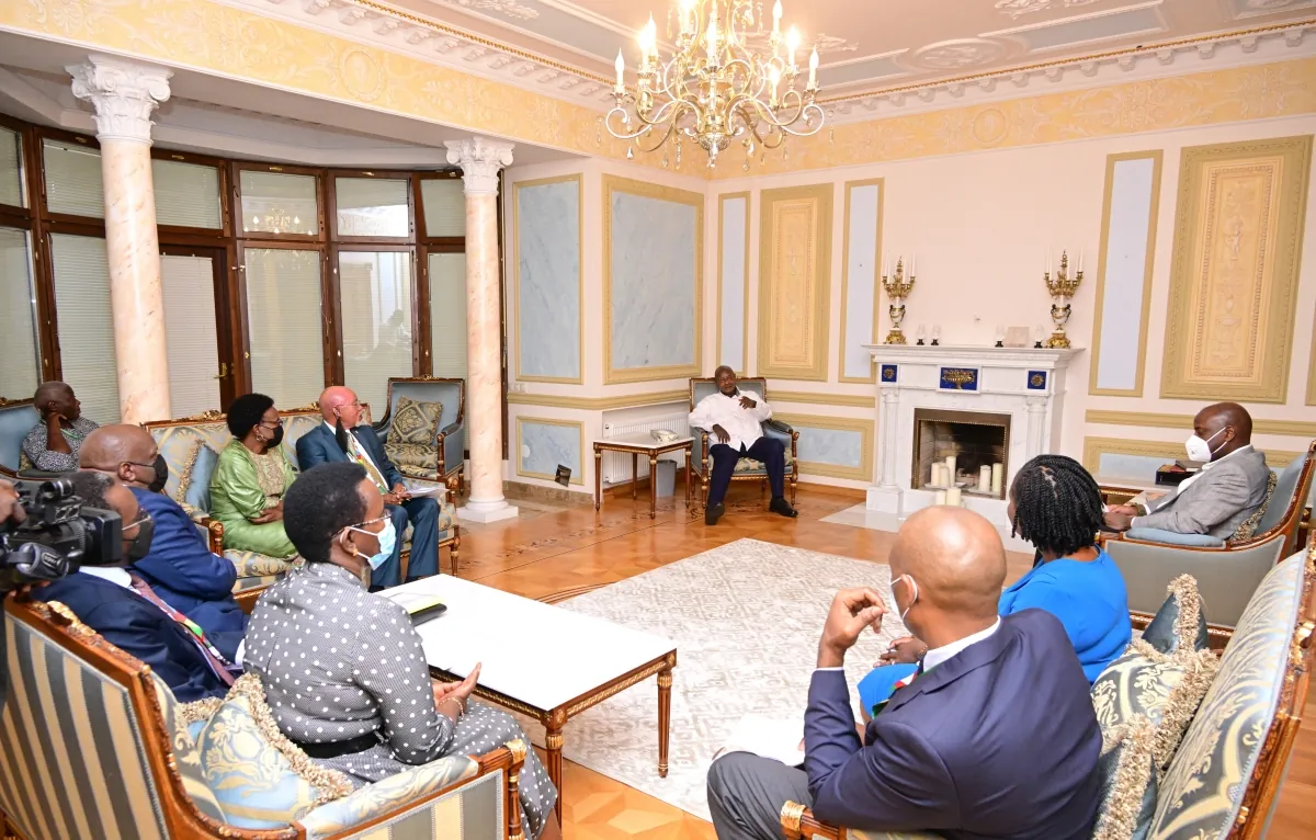 President Museveni in Russia for Russia - Africa Summit