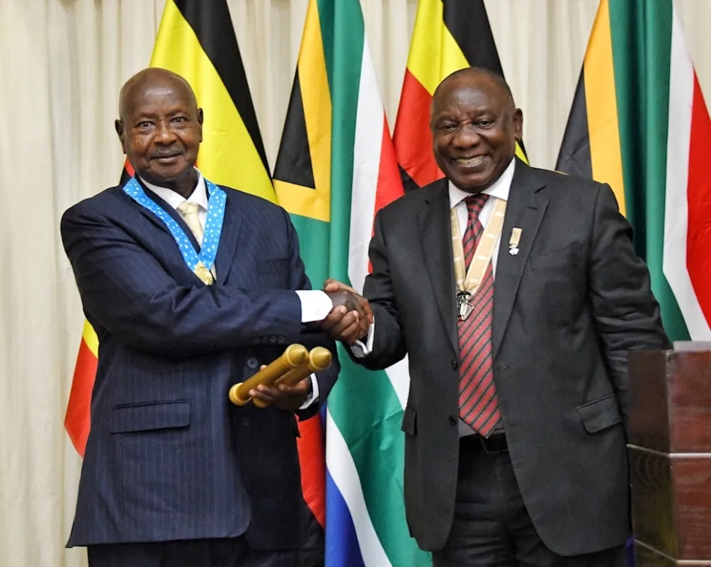 President Museveni receives prestigious award