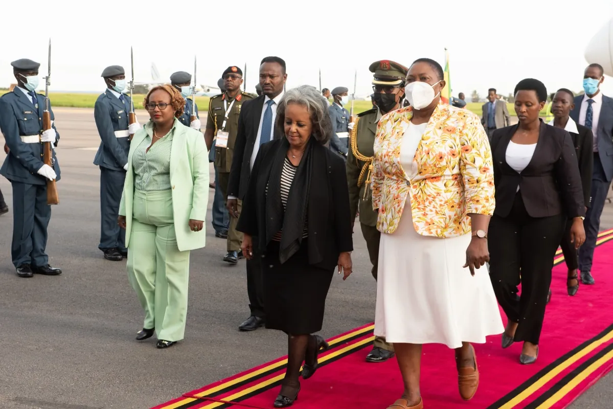 African leaders arrive in Uganda ahead of a three day G-25 africa Coffee Summit