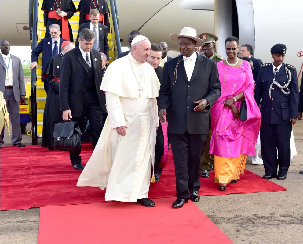 President Museveni eulogises His Holiness Pope Francis