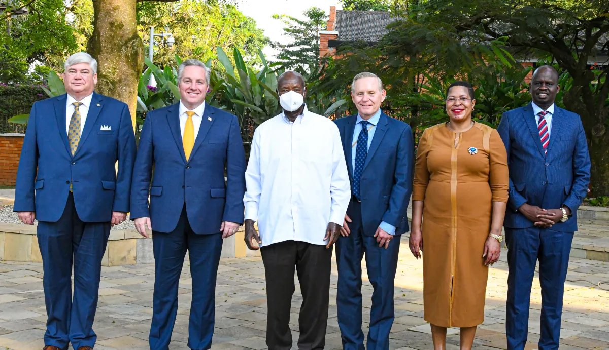 President Museveni meets delegation from White House