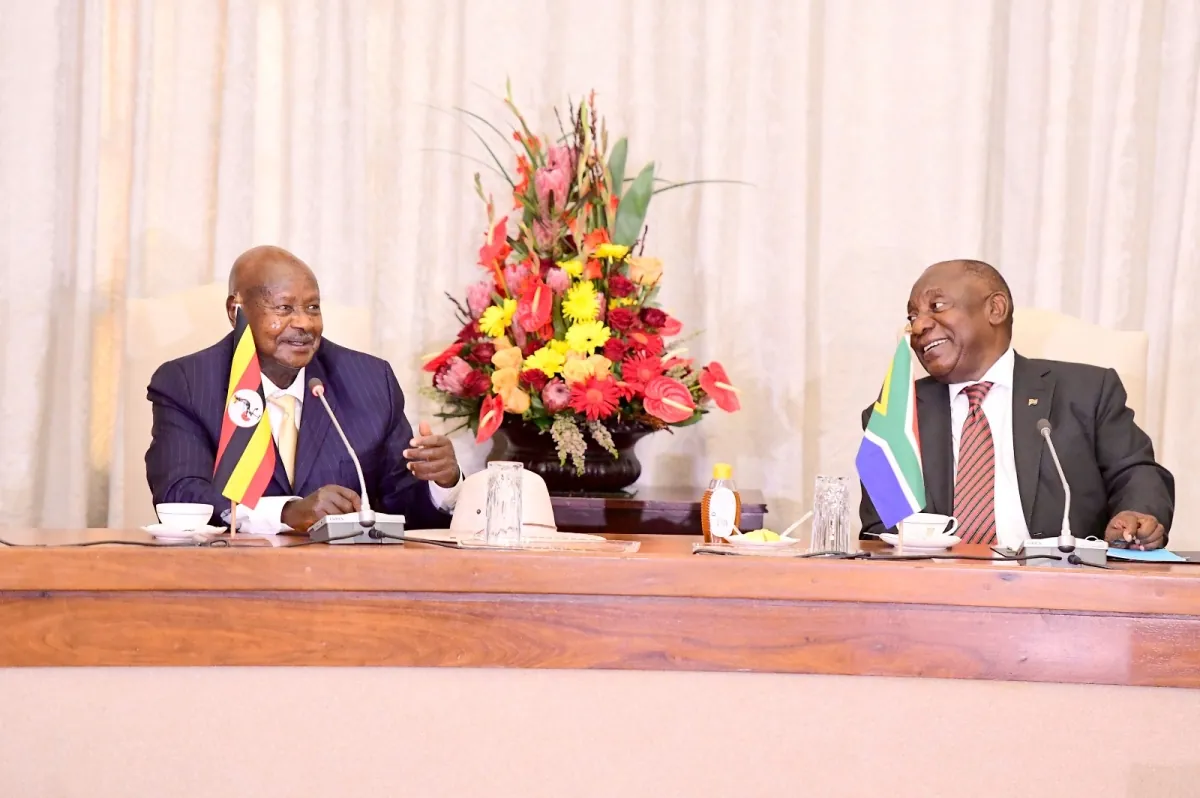 Joint communique on the occassion of the State visit by the President of the Republic of Uganda, H.E Yoweri Museveni, to Pretoria, South Africa