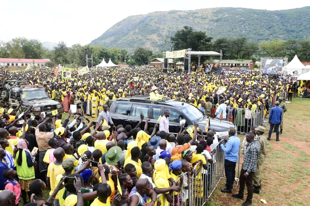 Museveni concludes campaigns in Acholi, vows to end cattle rustling