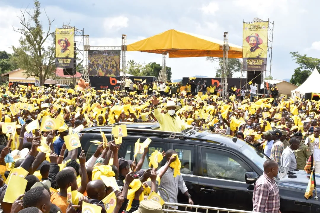 Museveni campaigns in Gomba, Kigongo bashes NRM-leaning candidates