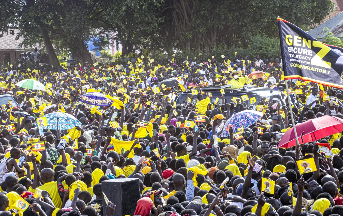 Museveni resumes campaign trail with mega rally in Oyam