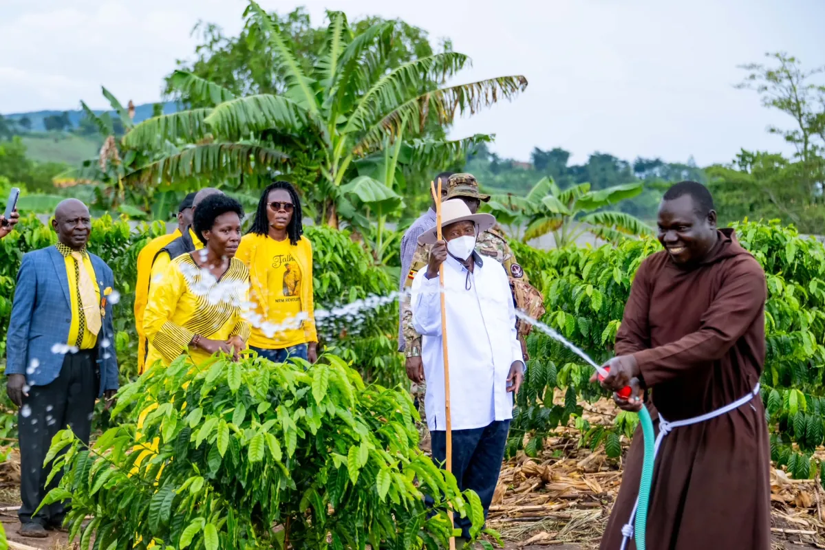 President Museveni hails Catholic Church for fighting poverty