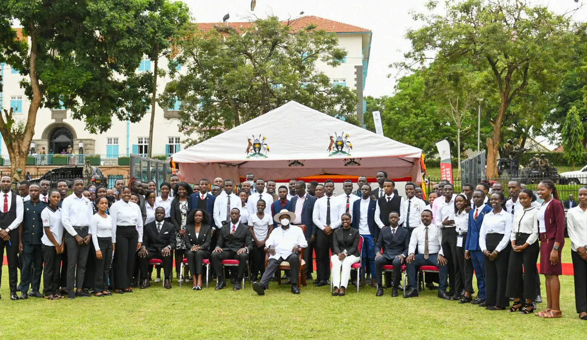 President Museveni officiates at Makerere University Research and Innovations Week