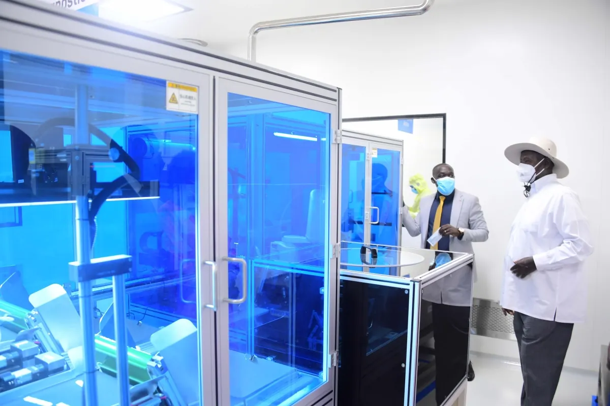 President Museveni commissions first diagnostic manufacturing plant in the Great Lakes Region