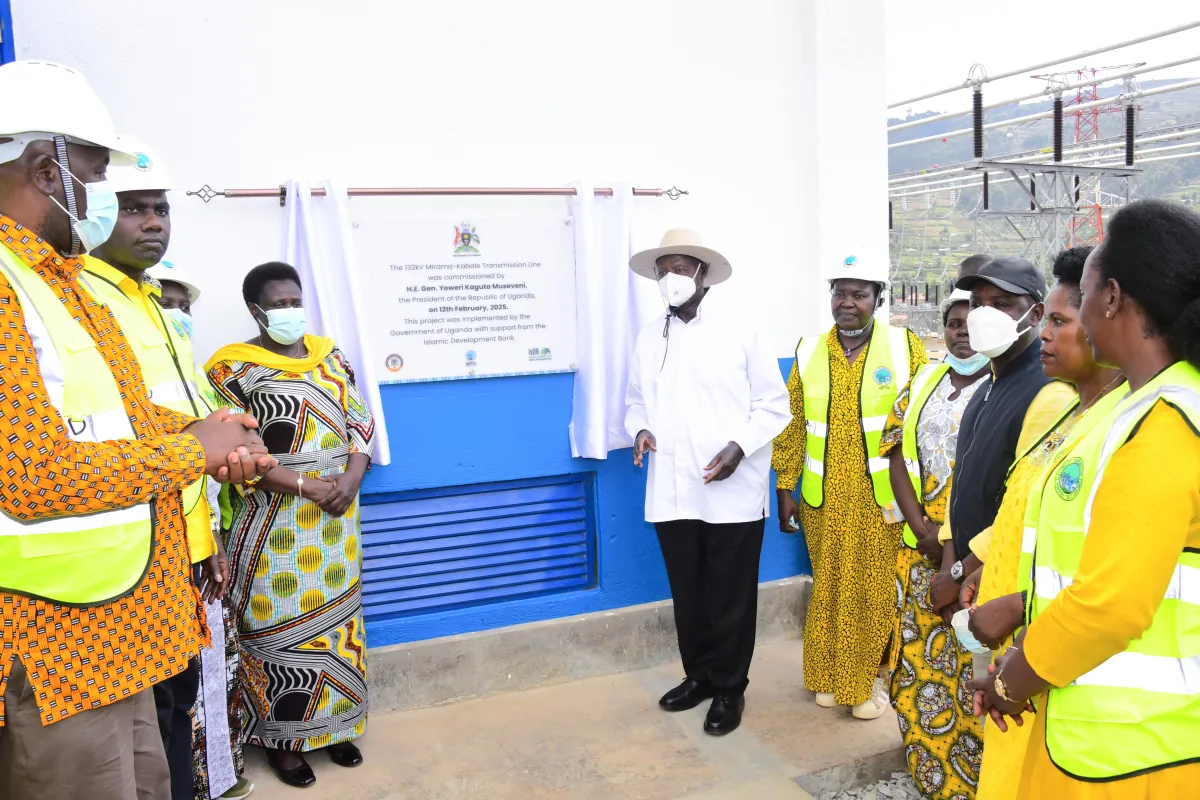 President Museveni commisisons Mirama - Kabale powerline