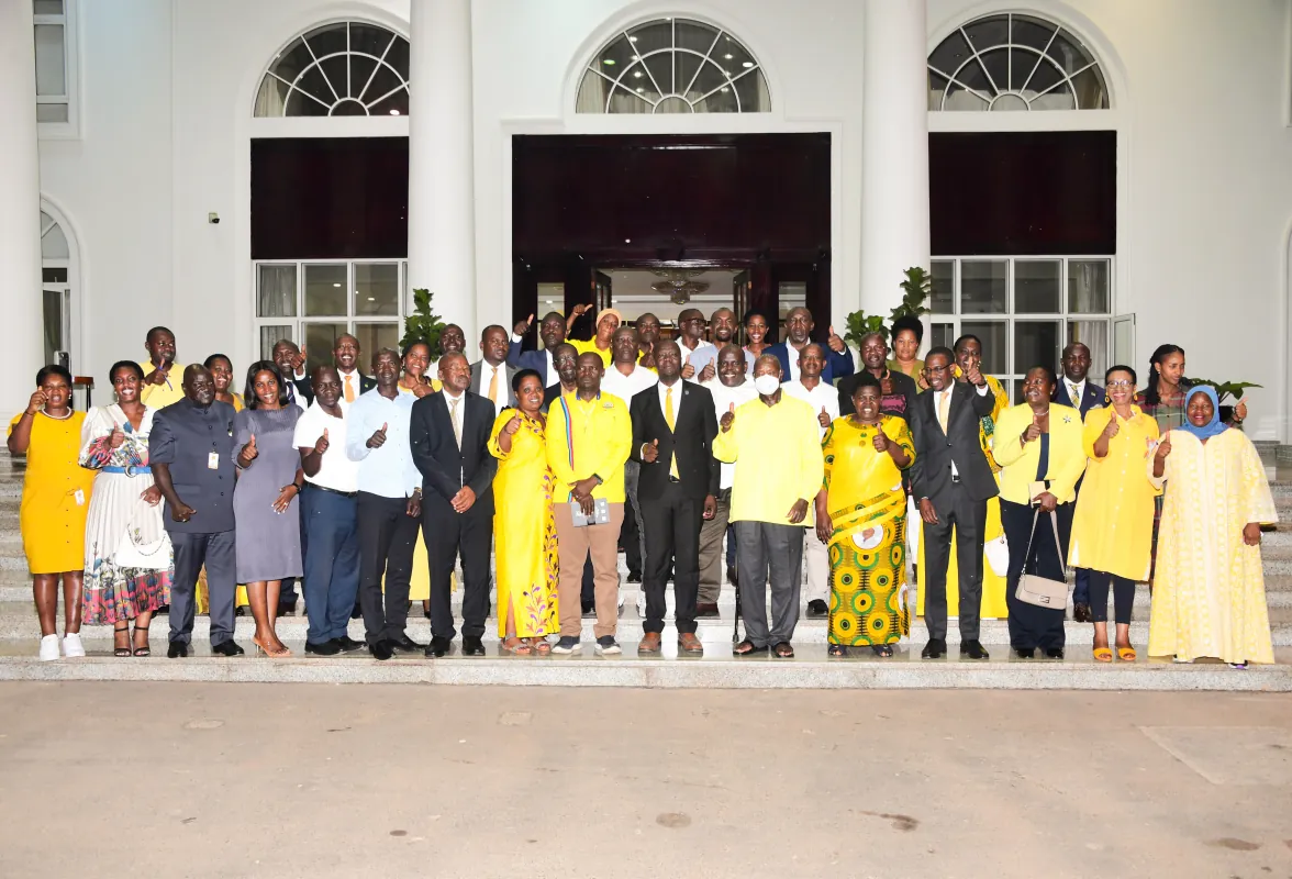 President Museveni meets NRM Buganda Parliamentary Caucus