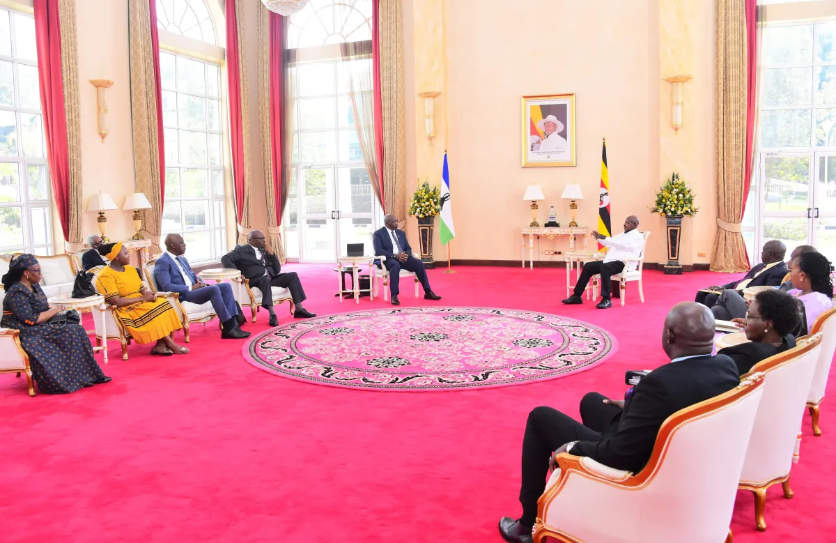 President Museveni hosts Lesotho's Prime Minister