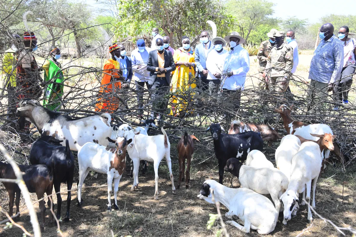 “It’s very easy to get out of poverty in Uganda” – President Museveni tells Karamoja people