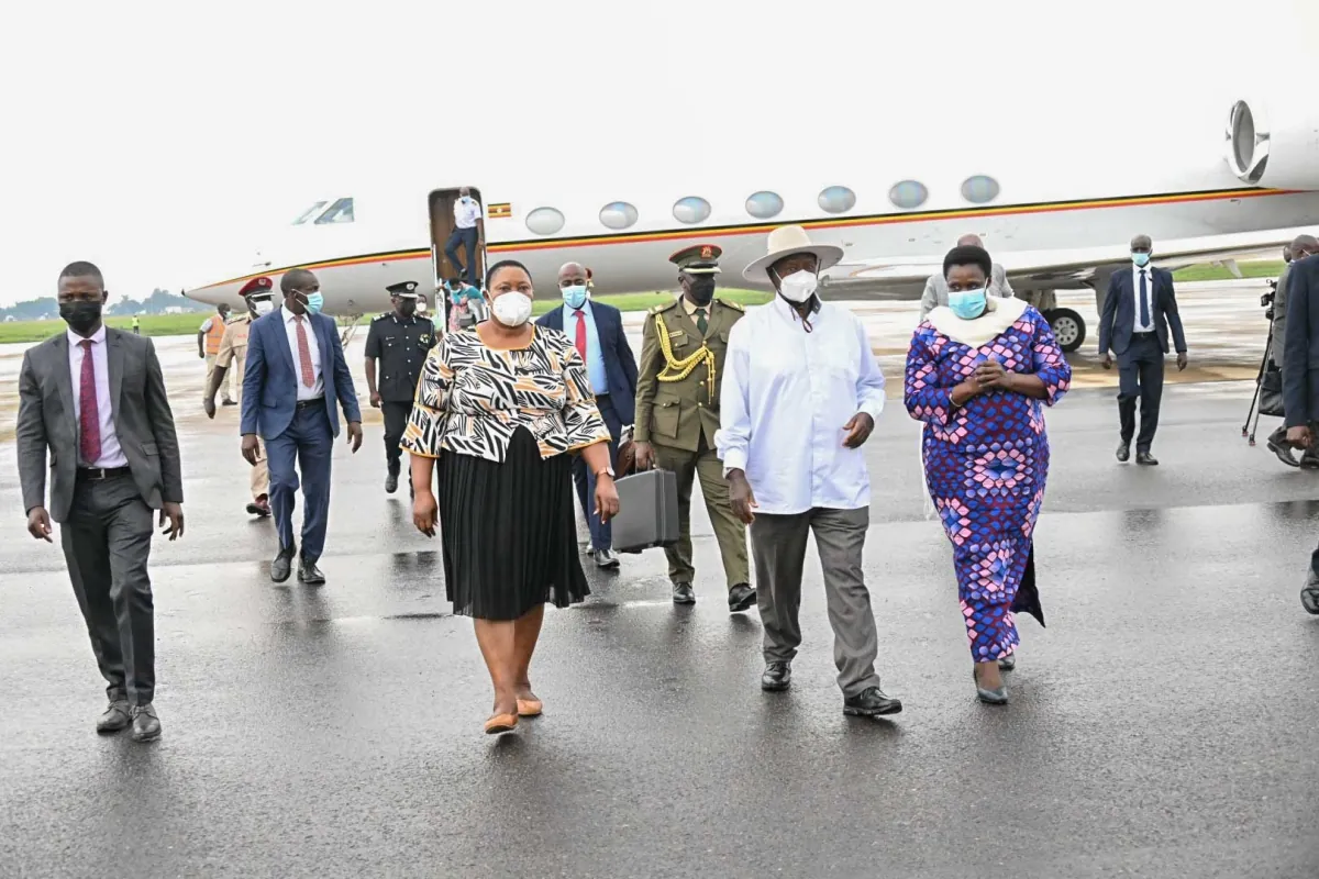 President Museveni back to Uganda after working visit to Russia and Serbia
