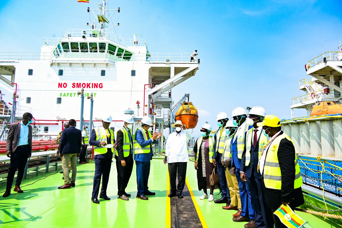 Transforming Uganda’s transport system: President Museveni launches Lake Victoria Logistics facility to optimize oil transportation from Kenya to Uganda.