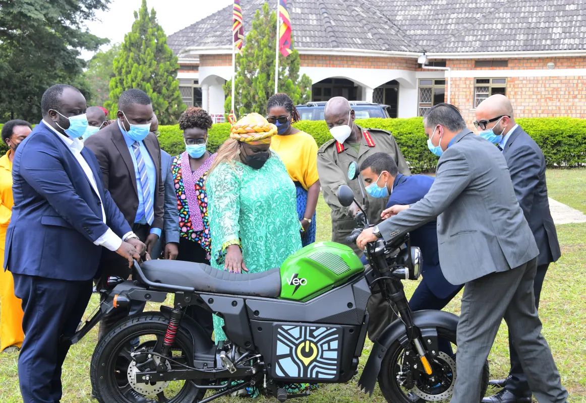 President Museveni commissions Spiro electric motorbikes in Uganda