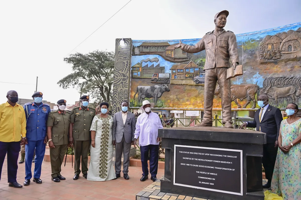 President Museveni honoured with a monument for his contribution in Greater Ankole