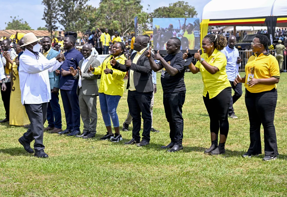 “Say no to charges in government schools” – President Museveni rallies Bugisu youths