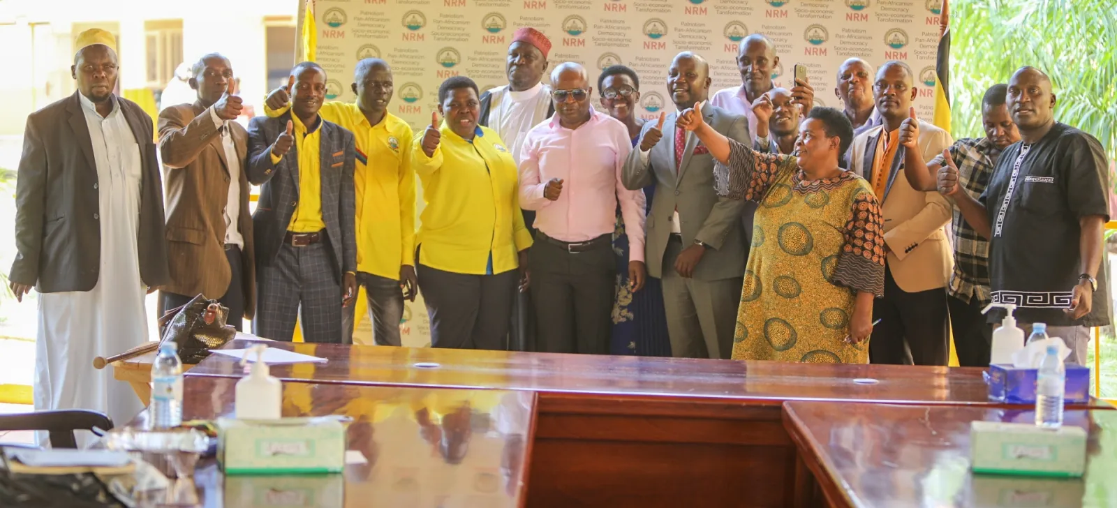 Namayanja, Kiwanda meet Bukomansimbi NRM leaders