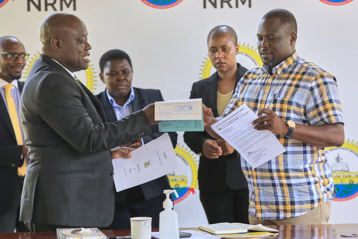 MP Bagiire donates land to build NRM offices