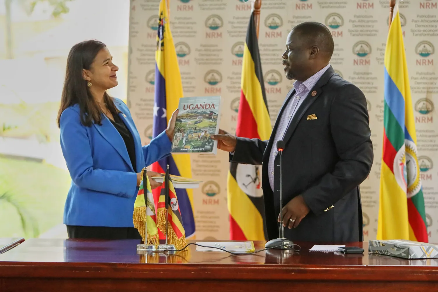 NRM commits to improve relations with Venezuelan party