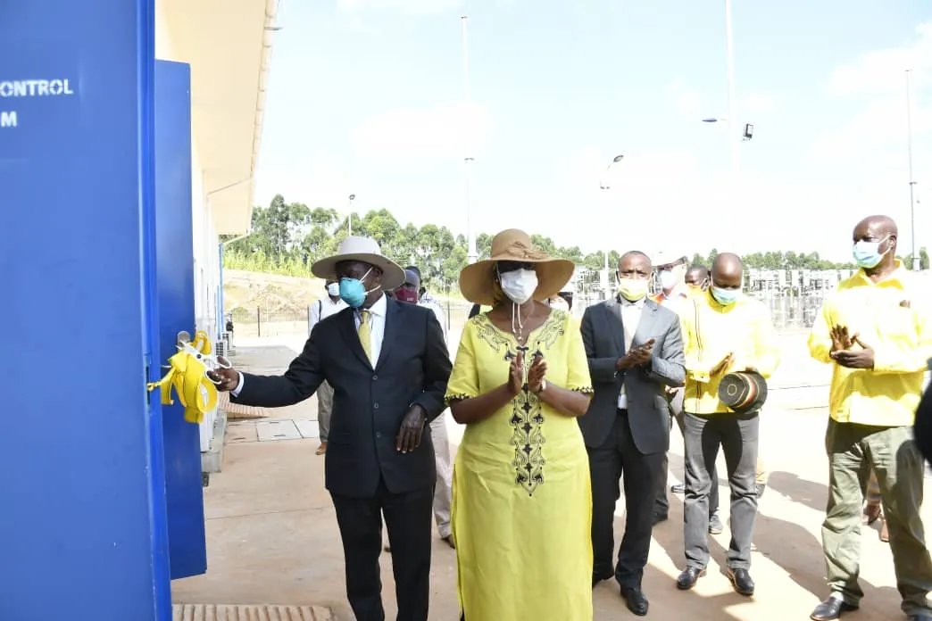 Museveni commissions 189megawatt power substation in Mukono