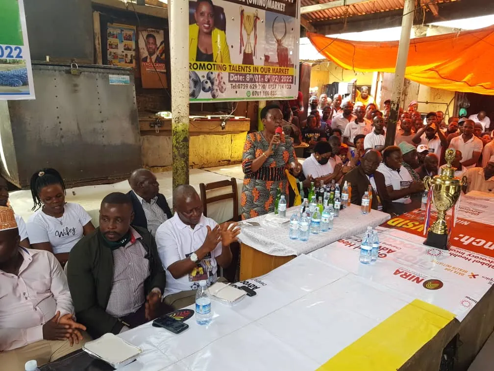 NRM gov’t will protect your businesses; Seninde tells Owino Market traders