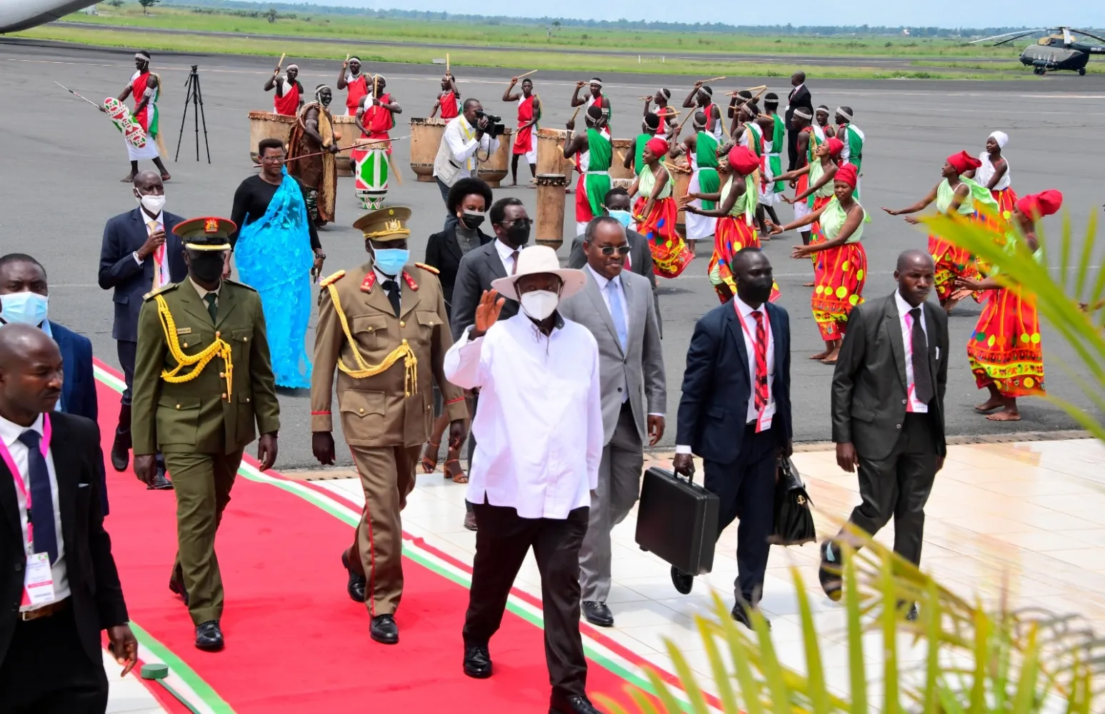 President Museveni attends the 20th Extra Ordinary summit of EAC Heads of State