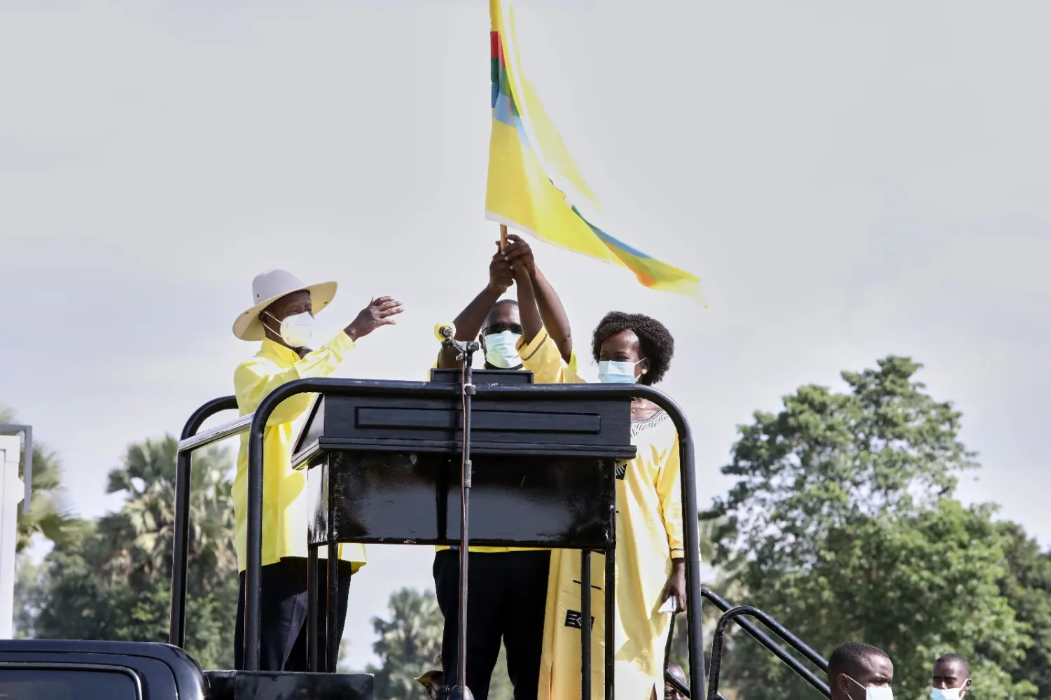 Okello won't disappoint you - Museveni rallies people of Oyam North
