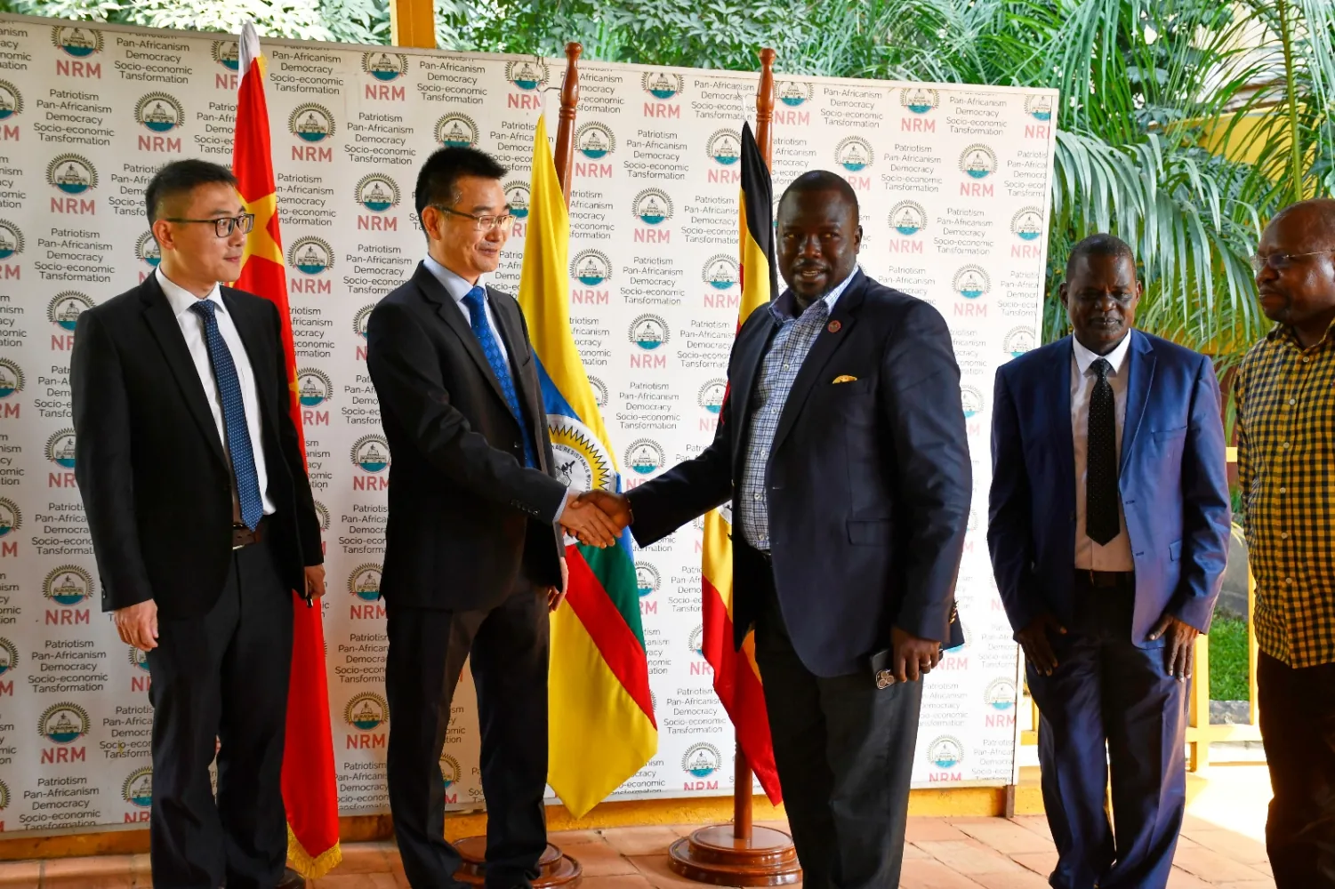 NRM Secretary General Todwong welcomes Chinese Envoy