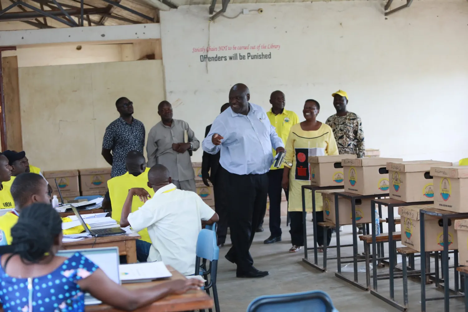 NRM Bugisu leaders impressed by digitization of party register