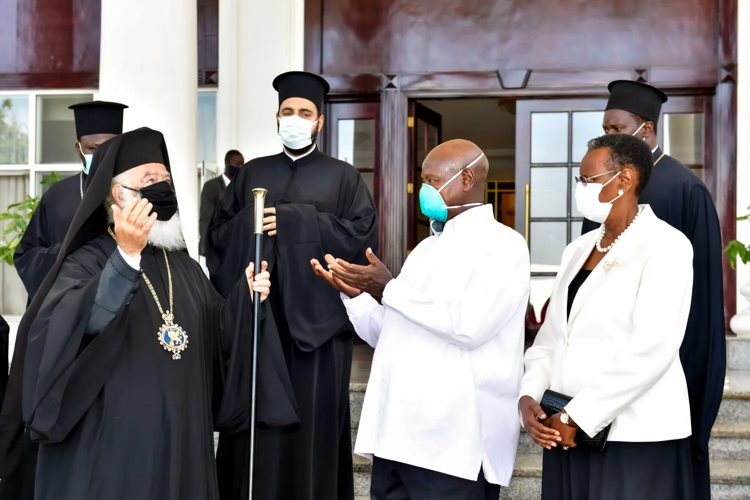 President Museveni meets Orthodox Pope