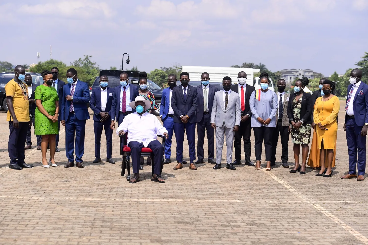 President to youth, engage in production, live purposeful lives
