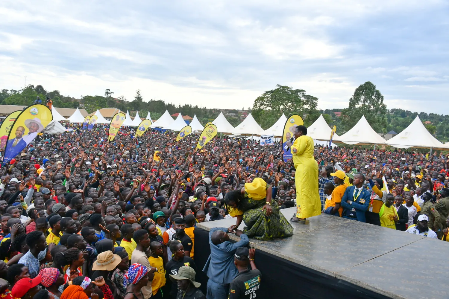 Namayanja hails growing party support in Buganda