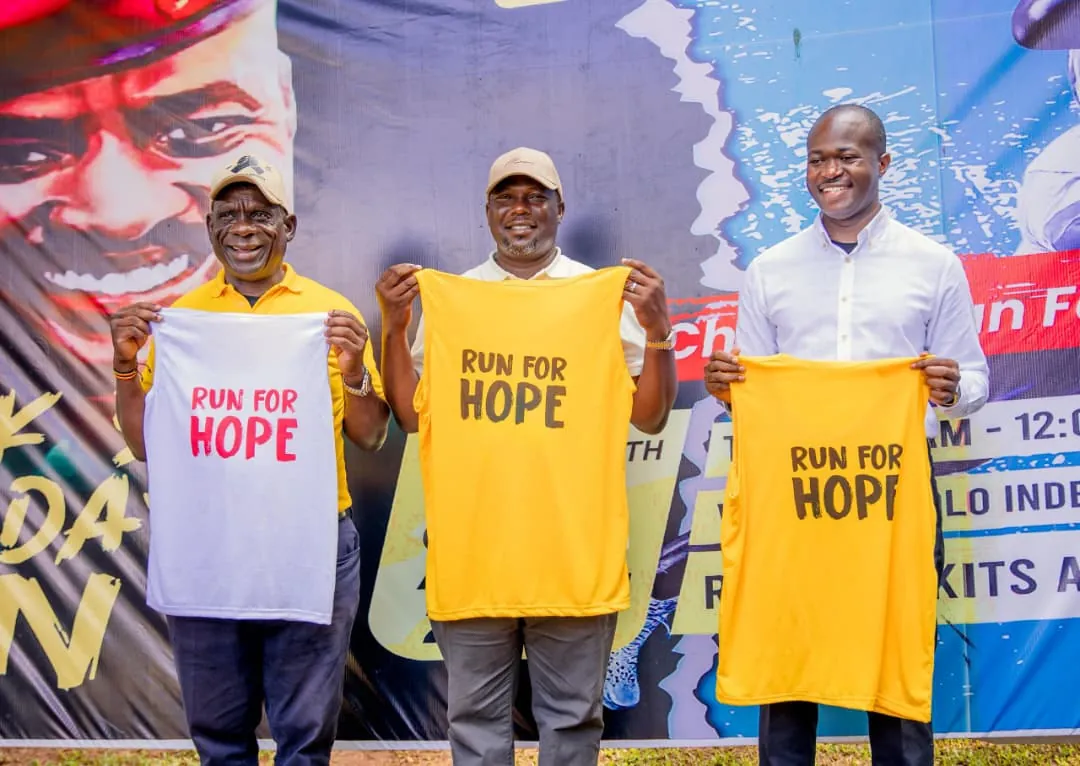 NRM secretariat support MK Birthday Run with shs30M worth of kits