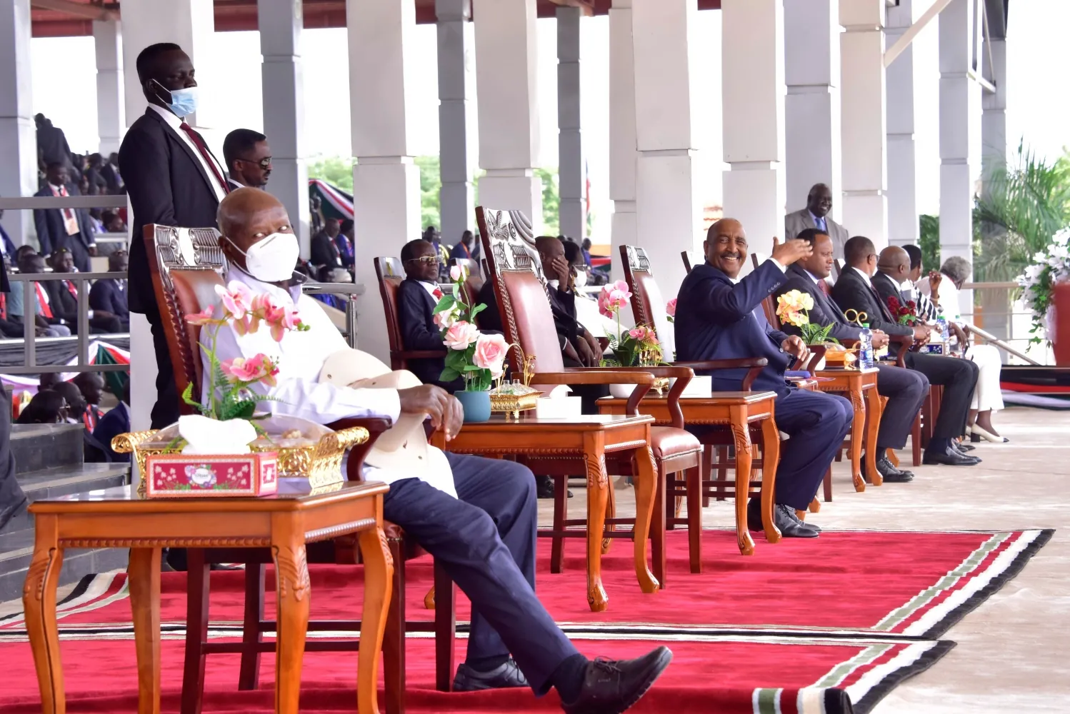 President Museveni attends graduation Of 1st batch of Unified Forces Of South Sudan
