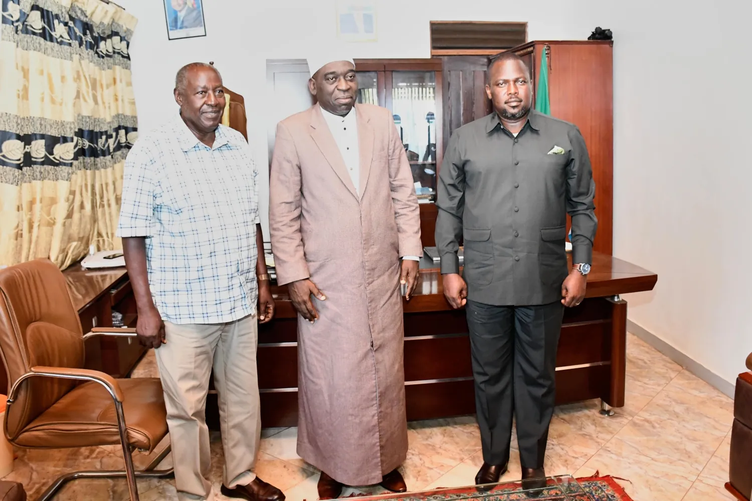 Al Hajji Kigongo, Todwong pay courtesy call to Supreme Mufti Galabuzi