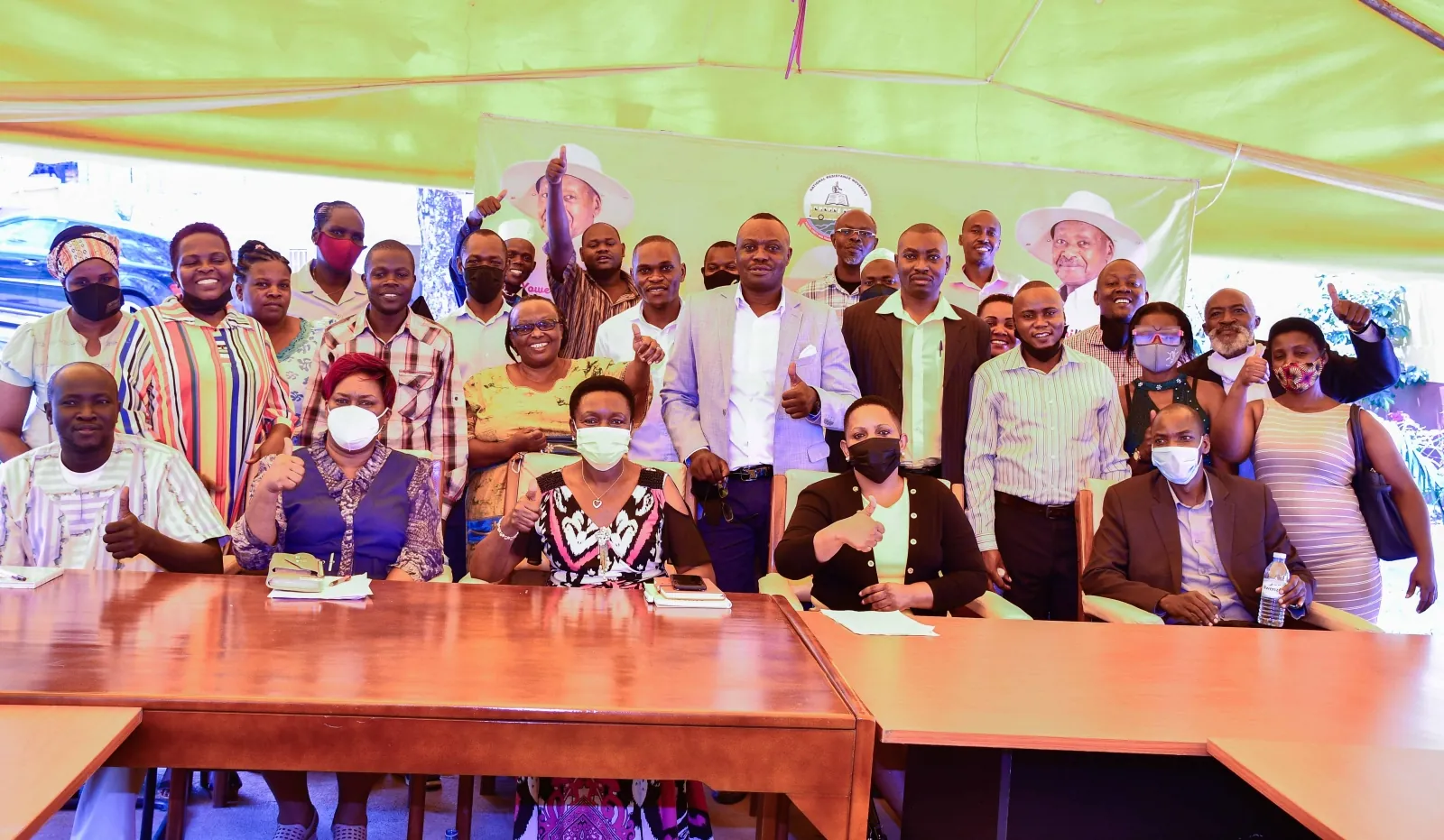 We are ready to support you, Sseninde tells market vendors