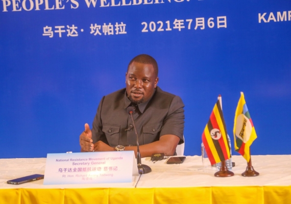 Museveni. Todwong (52), NRM, China, CPC 
